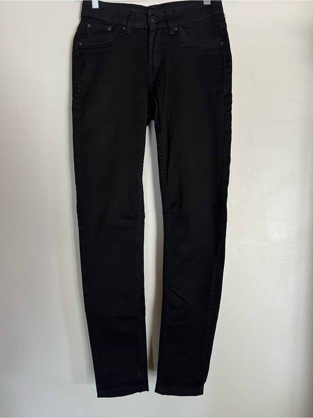 District 77 Size 25 Skinny Jeans Mid Rise Stretch Denim Women’s Blue Jeans